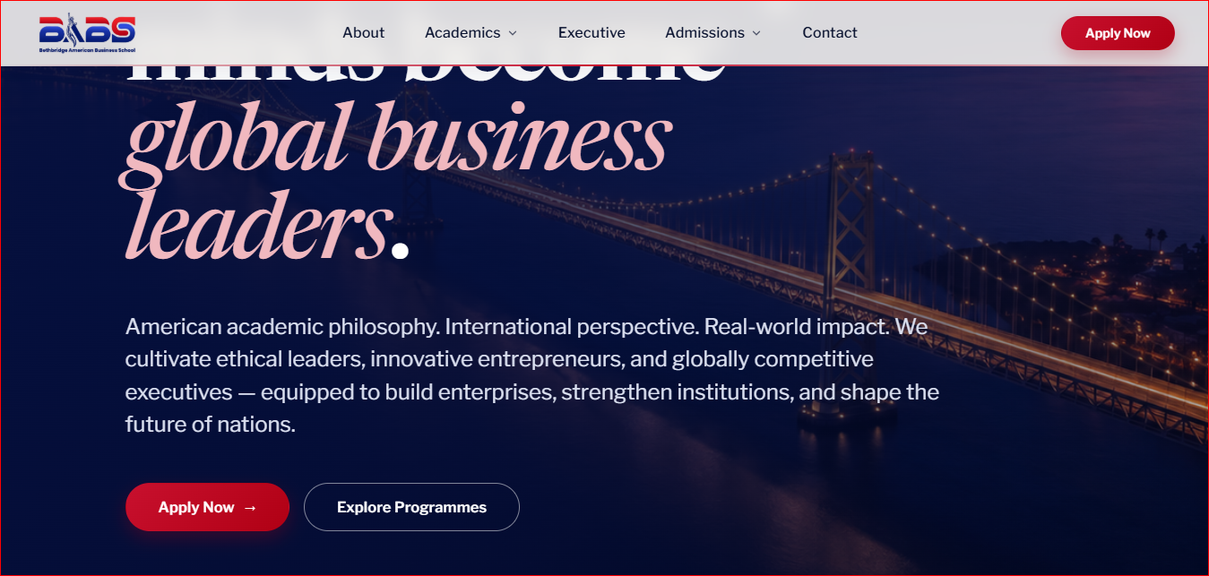BETHBRIDGE American Business School